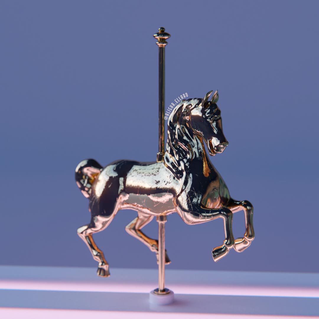 Carousel horse